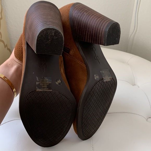 Jessica Simpson Caderian Bootie in Brown Suede - Picture 7 of 7